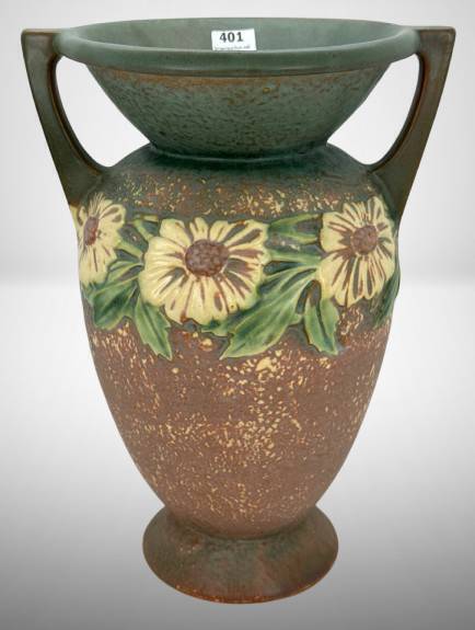Roseville Dahlrose 369-10" Vase