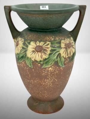Roseville Dahlrose 369-10" Vase