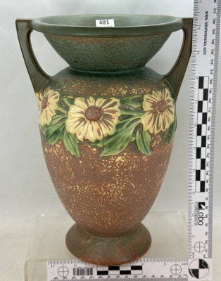 Roseville Dahlrose 369-10" Vase - 7