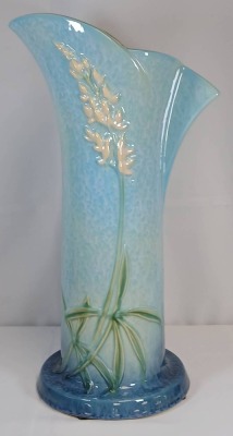 Roseville Wincraft 288-15" Vase, turquoise/blue - 2