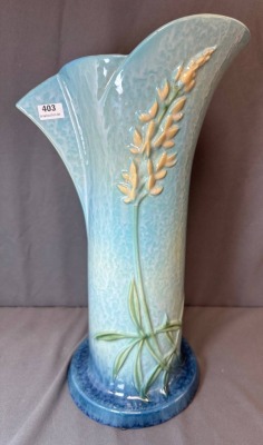 Roseville Wincraft 288-15" Vase, turquoise/blue - 3