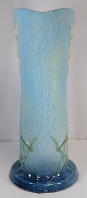 Roseville Wincraft 288-15" Vase, turquoise/blue - 4