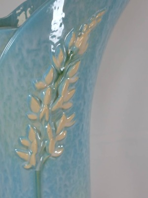 Roseville Wincraft 288-15" Vase, turquoise/blue - 6