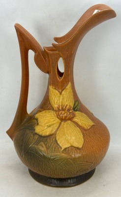 Roseville Clematis 17-10" Ewer, Brown - 2