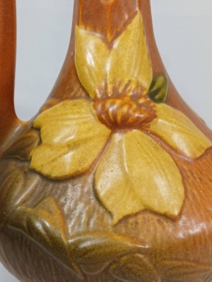Roseville Clematis 17-10" Ewer, Brown - 6