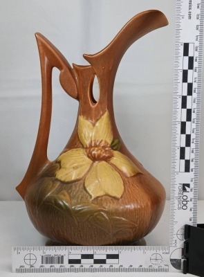 Roseville Clematis 17-10" Ewer, Brown - 8