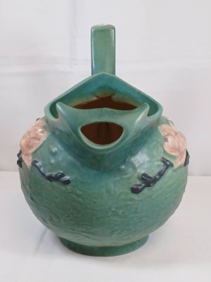 Roseville Magnolia No. 1327 Cider Pitcher, Green - 3
