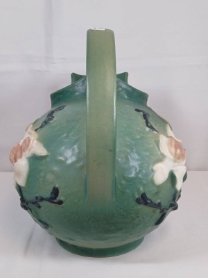 Roseville Magnolia No. 1327 Cider Pitcher, Green - 5