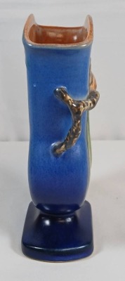 Roseville Pine Cone 121-7" Vase, Blue - 3