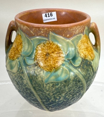 Roseville Sunflower 5" Vase - 2