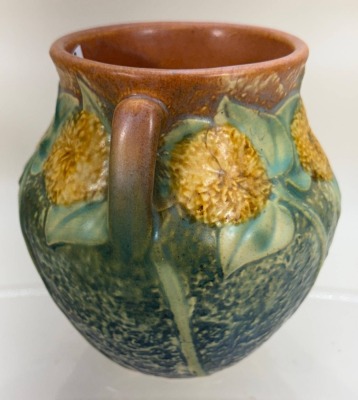 Roseville Sunflower 5" Vase - 3