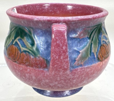 Roseville Baneda 626-4" Jardiniere, Pink - 3