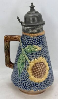 (2) Griffin, Smith and Hill Syrup Pitchers - 10