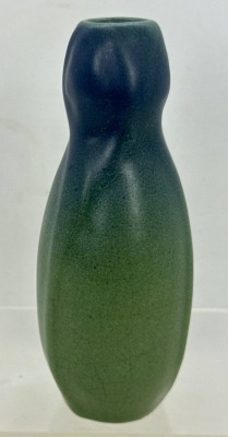 1917 Van Briggle Blue-Green Tulip Vase - 4