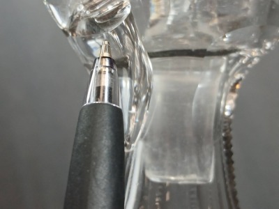 Cut Glass Decanter with Floral Pattern - 8