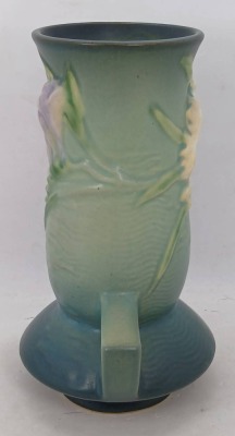 Roseville Freesia 119-7" Vase in Green - 3