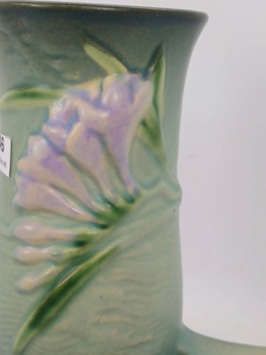 Roseville Freesia 119-7" Vase in Green - 6