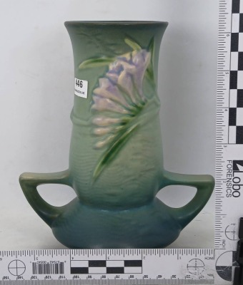 Roseville Freesia 119-7" Vase in Green - 8