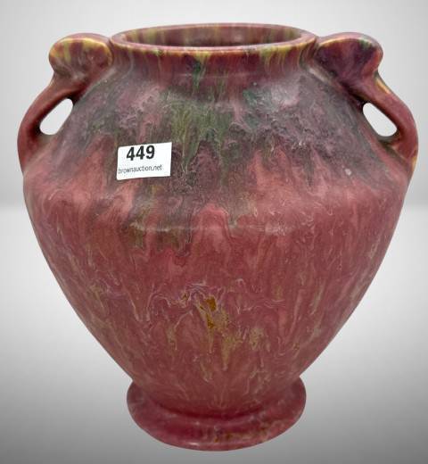 Roseville Carnelian II 7-inch Vase