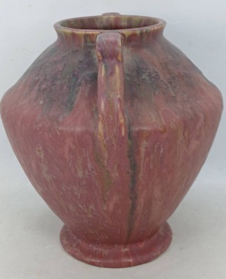 Roseville Carnelian II 7-inch Vase - 3
