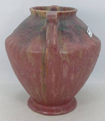 Roseville Carnelian II 7-inch Vase - 5