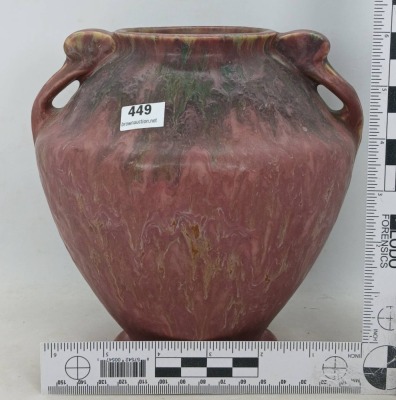 Roseville Carnelian II 7-inch Vase - 7
