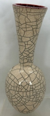 Sheldon Ganstrom Raku Art Pottery Vase - 2