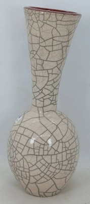 Sheldon Ganstrom Raku Art Pottery Vase - 3