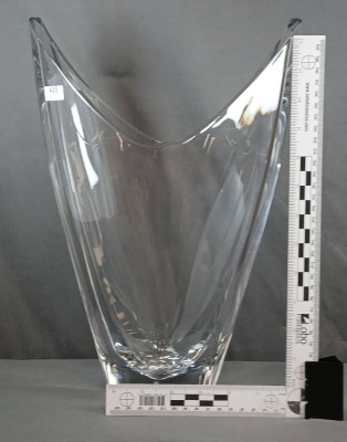 Mikasa Neptune Crystal Vase - 7