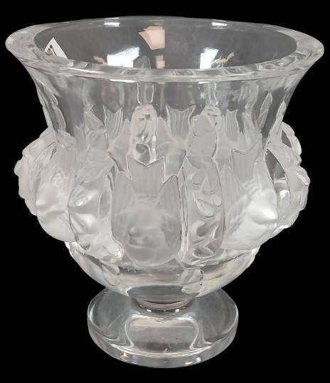 Lalique Dampierre Crystal Vase