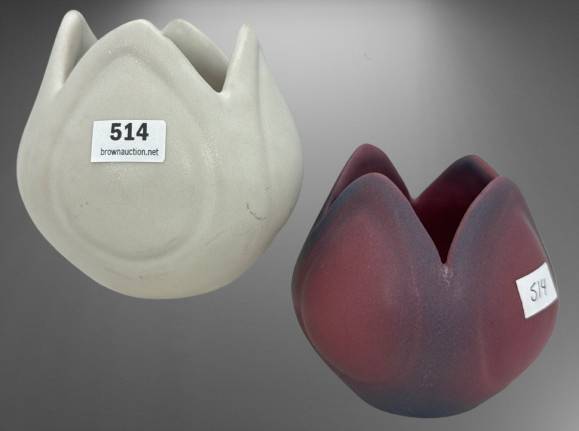 (2) Van Briggle Tulip Vases
