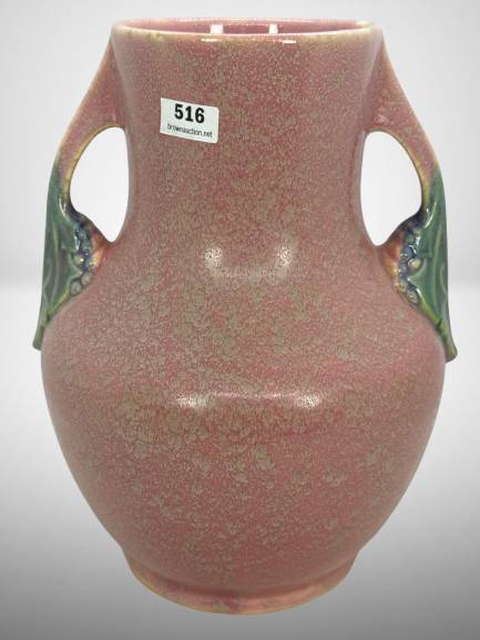 Roseville Tuscany 346-9" Vase, Pink