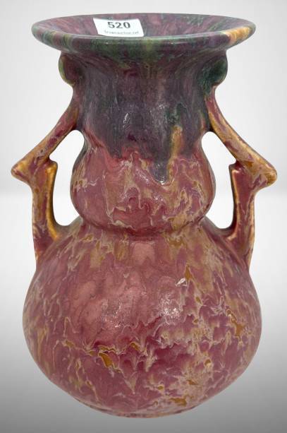 Roseville Carnelian II 7-Inch Vase