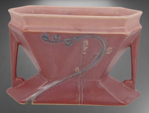 Roseville Futura 85-4" Vase, Pink