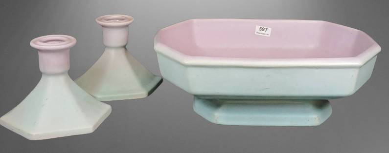 Mrkd Weller Lavonia Console Set, Lavender and green
