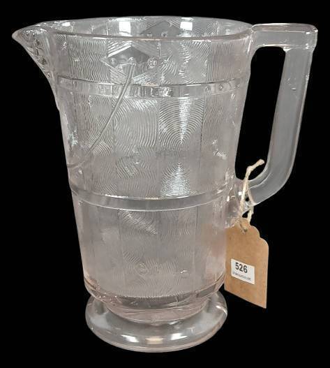 EAPG Bryce Wooden Pail Pitcher, ca. 1880