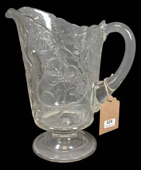 Dalzell Gilmore & Leighton EAPG Squirrel Pitcher, ca. 1895