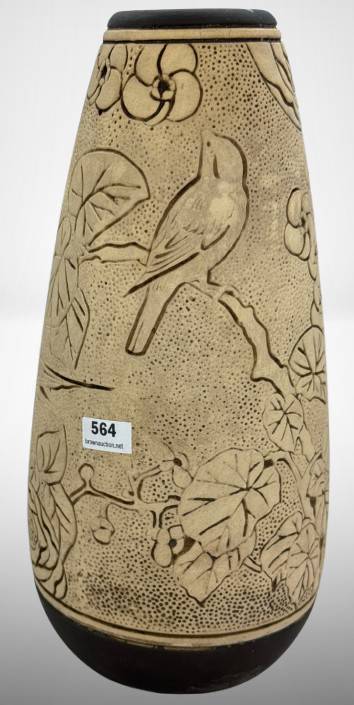 Weller Burntwood 12" Vase