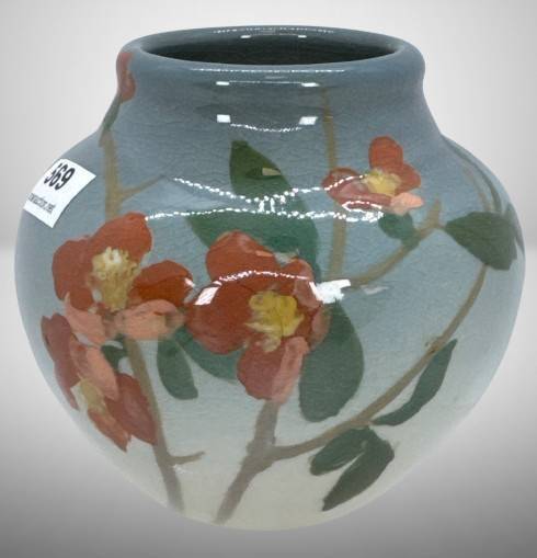 Rookwood 4" Decorated Bowl Vase, Artist signed