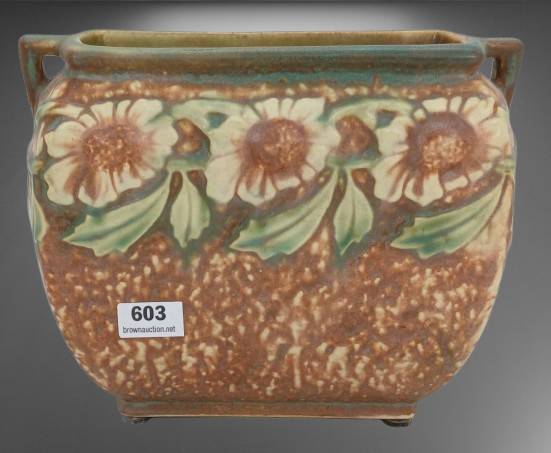 Roseville Dahlrose Pillow Vase