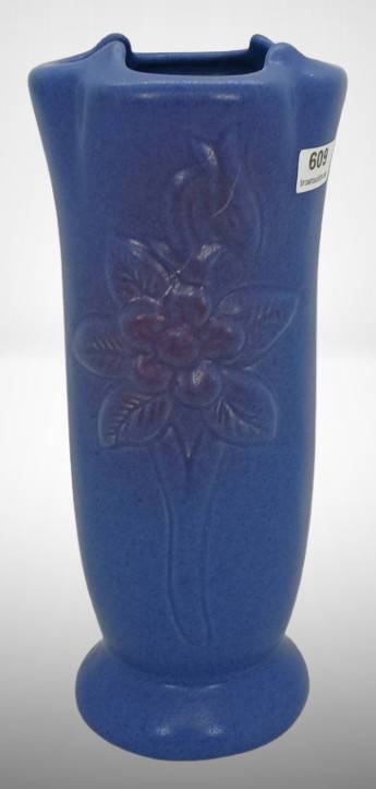 Van Briggle Columbine Blue 9" Vase