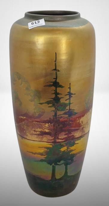 Weller LaSa 11" Vase With Landscape Scene