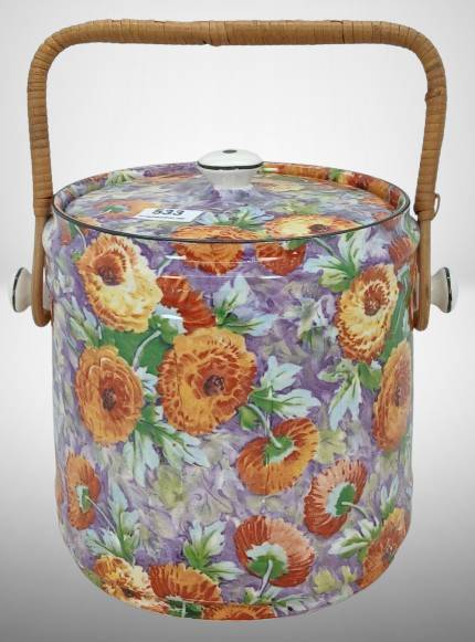Crown Ducal Ware Biscuit Barrel