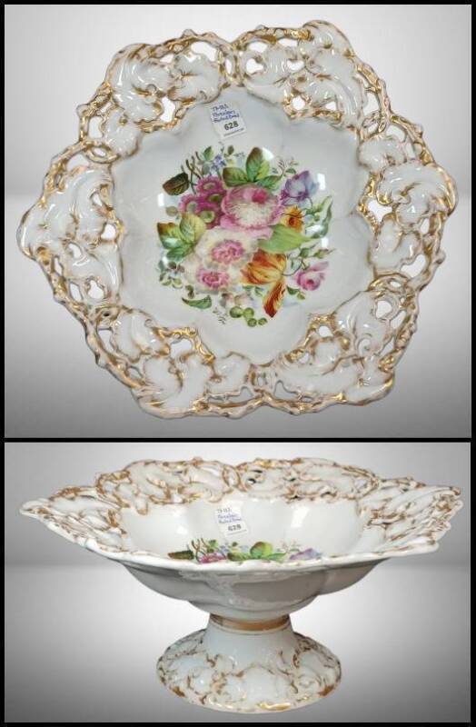 TMM Porcelain Pedestal Compote Bowl