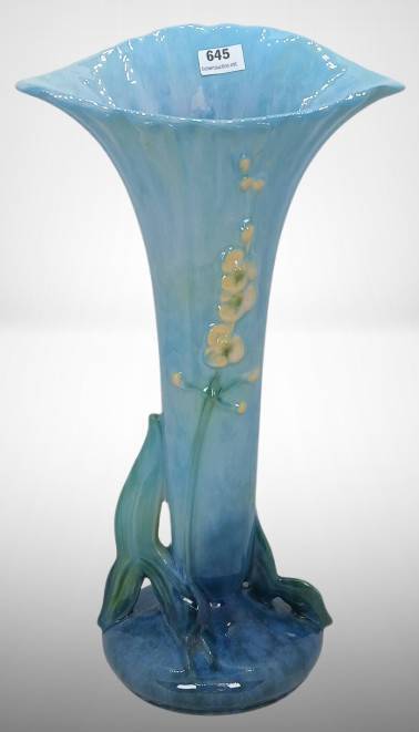Roseville Wincraft 286-12" Blue Vase