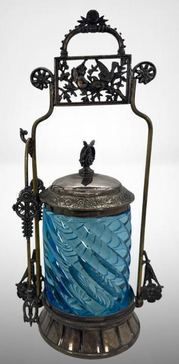 Meriden Silverplate Pickle Castor