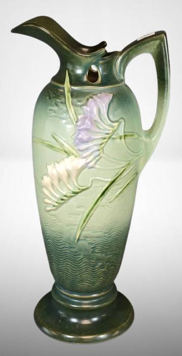 Roseville Freesia 21-15" Green Ewer