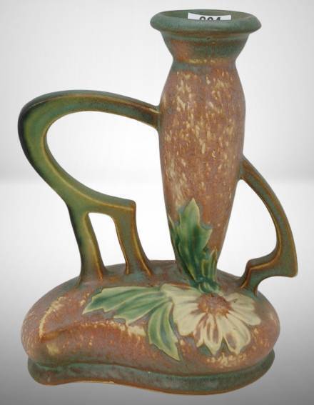 Roseville Dahlrose 77-7" Bud Vase