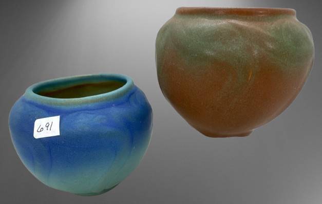 2 Van Briggle pottery bowls