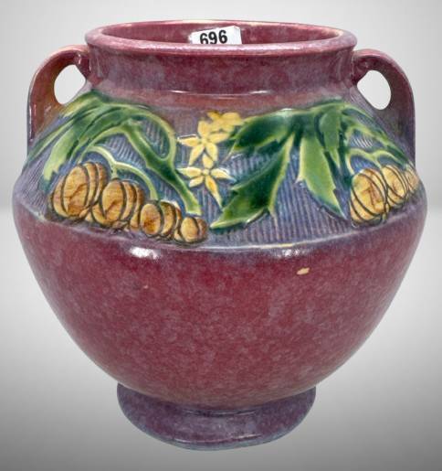 Roseville Baneda 626-6" Vase, Pink